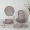 BERLINGERHAUS Speiseset mit 18 Tellern Taupe Collection Produktbild-Vorschau 2