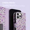 imoshion Design Klapphülle iPhone 12 (Pro) - Purple Flowers Produktbild-Vorschau 5