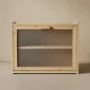 Bambus Brotkasten DOPPIO, 17 x 40 x 31 cm, zwei Regale Produktbild-Vorschau 3