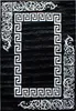 Tapis de couloir pour salon, noir, 80x150 cm, motif Voir les images du produit 1