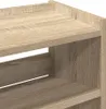 vidaXL Botník Sonoma dub 60x25x81 cm Materiál na bázi dřeva Náhled obrázku produktu 7