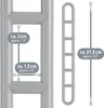 com-four® 20x Abspannelement aus Kunststoff - Vorzeltleiter Produktbild-Vorschau 6