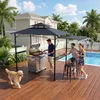 TRMLBE Pavillon de jardin pour barbecue, gris. Pavillon de Voir les images du produit 8