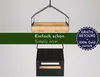 WONDERMAKE Design Vogelhaus aus Metall und Holz wetterfest Produktbild-Vorschau 4