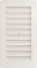 Griglia di ventilazione con zanzariera in plastica bianca, Anteprima dell’immagine prodotto 1