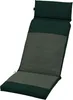 A dark green and gray chair cushion is shown against a white background. Produktbild-Vorschau