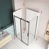 Duschspa 210cm Kantenprofil Aluminium Profil für 3mm Produktbild-Vorschau 3