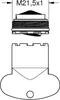 GROHE Mousseur Strahlregler Einsatz, AG M21,5 x 1 - Produktbild-Vorschau 4