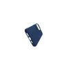 A dark blue smartphone case is shown against a white background, angled to display its side profile. Produktbild-Vorschau