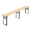Ensemble brasserie table et bancs de jardin en bois 220 cm Voir les images du produit 6