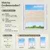 Plissee Klemmfix ohne Bohren 80x100cm Beige Produktbild-Vorschau 8