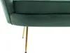 2-sitziges muschelvelours sofa in flaschengrün - DANDELION Produktbild-Vorschau 4