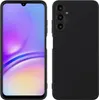 A black silicone phone case is shown next to a smartphone. Voir les images du produit