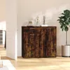 vidaXL Credenza rovere fumé 80x36x75 cm materiale a base di Anteprima dell’immagine prodotto 11