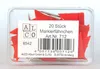 ALCO Markierungsfahne 712 18x10x24mm rot 20 St./Pack. Produktbild-Vorschau 3