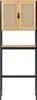 Toilettenschrank 'Tervola' Bambus 172 x 63 x 27 cm in Produktbild-Vorschau 8