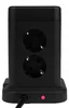 Huslog prolunga verticale con USB HUS1004, torre a 8 prese, Anteprima dell’immagine prodotto 3
