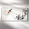 Wohnzimmer-Bild Leinwand Uhr 60x30 Malerei Asiatischer Tier Produktbild-Vorschau 2