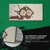 Leinwand Wanduhr Wandkunst Uhr 60x30 Malerei Abstrakte Produktbild-Vorschau 5