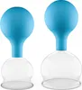 Pulox Schröpfgläser Set aus Echtglas 2 Stück. 5,2cm und Produktbild-Vorschau 1