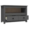 vidaXL TV-kast, grijs, 79x35x52 cm, massief grenenhout Productafbeelding-voorbeeld 6