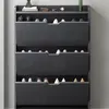360Home schuhschrank Flur 3 Klappen Schuhkipper Schuhregal Produktbild-Vorschau 2