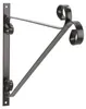 Haken Schnörkel XL Blumen Ampel 48 cm Wand Halterung Deko Produktbild-Vorschau 4