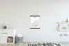MuchoWow® Textilposter Stadtplan - Schwarz und Weiß - Produktbild-Vorschau 2