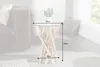 Tavolino di design DRIFTWOOD 40 cm in teak con piano in Anteprima dell’immagine prodotto 8