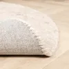 Volero - Wollteppich Rund - Feline Weiß Meliert - Ø 120 cm Produktbild-Vorschau 7