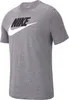 Nike M Nsw Tee Icon Futura Dk Grey Heather/Black/Whit S Produktbild-Vorschau 1