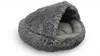 ODOL-PLUSZ Rundes Hundebett und Katzenbett 60cm, Grau, Produktbild-Vorschau 2