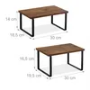 Relaxdays Tischregal 2-tlg. Set, Küchenorganizer für Produktbild-Vorschau 4