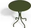 Runder Metall-Gartentisch, Durchmesser 60 cm – Kaki – Produktbild-Vorschau 6