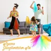 Set de 30 pañuelos de malabares coloridos, de 60 x 60 cm, Vista previa de la imagen del producto 2