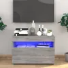 vidaXL TV-Schrank mit LED-Leuchten Grau Sonoma 60x35x40 cm Produktbild-Vorschau 15