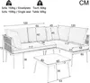Ensemble de mobilier de terrasse 3 pièces, ensemble de Voir les images du produit 3