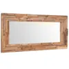 vidaXL Dekorativer Spiegel Teak 120 x 60 cm Rechteckig Produktbild-Vorschau 3