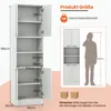 COSTWAY 190 cm hoher Küchenschrank Vorratsschrank, Produktbild-Vorschau 7