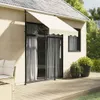 vidaXL Tenda da sole retrattile crema 150x150 cm in tessuto Anteprima dell’immagine prodotto 2