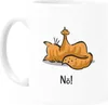 Kaffee-Tasse Spruch Katze Nö Keine Lust Mittelfinger Büro Produktbild-Vorschau 2