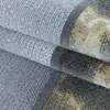 Kurzflor Teppich Wohnzimmer Gelb 140x200 Rechteck Kariertes Produktbild-Vorschau 6
