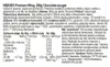 A product information label for a whey protein powder. Produktbild-Vorschau