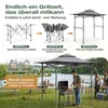 Sekey Grillpavillon 250x150 cm faltbar Garten Pavillon Produktbild-Vorschau 4