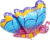 Folienballon Tier, Schmetterling bunt blau, ca. 78 x 56,5 Produktbild-Vorschau 3