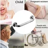 Doppia maniglia di sicurezza per bagno, WC, doccia e vasca, Anteprima dell’immagine prodotto 4