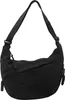Nylonová taška přes rameno velká půlměsíční crossbody taška Náhled obrázku produktu 1