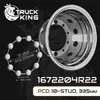 TruckKing Radkappe 22,5"x9" Edelstahl Radzierblende Produktbild-Vorschau 7
