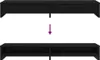 Podstawka pod monitor, z szufladami, czarny dąb, 100x27x15 Podgląd zdjęcia produktu 9