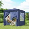 Outsunny altán 2x2m skládací altán 4 boční stěny s oknem Náhled obrázku produktu 8